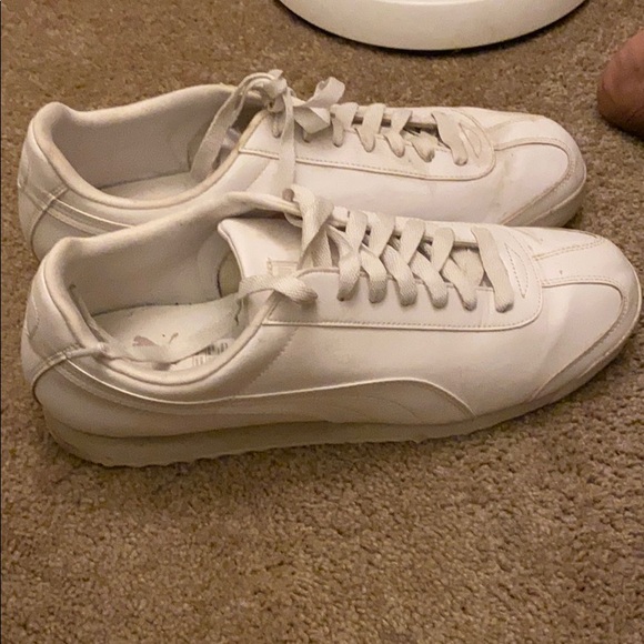 All White Puma Roma - Picture 3 of 3